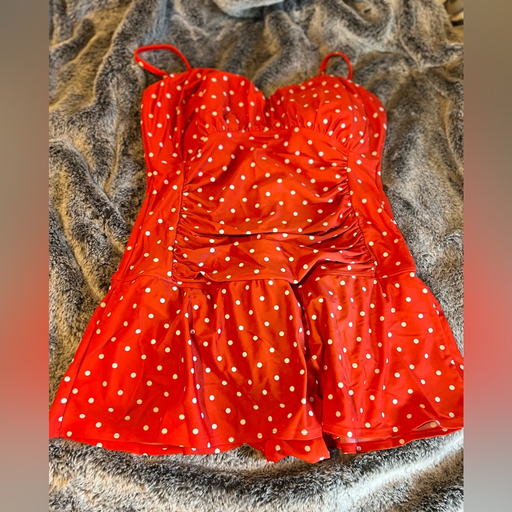 Vintage style bathing suit!